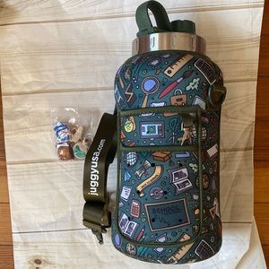 NEW JUGGY WATER BOTTLE TEACHER EDITION with charms.